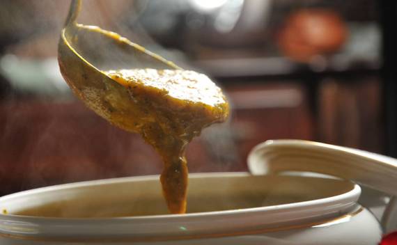 creme de abobora e gengibri