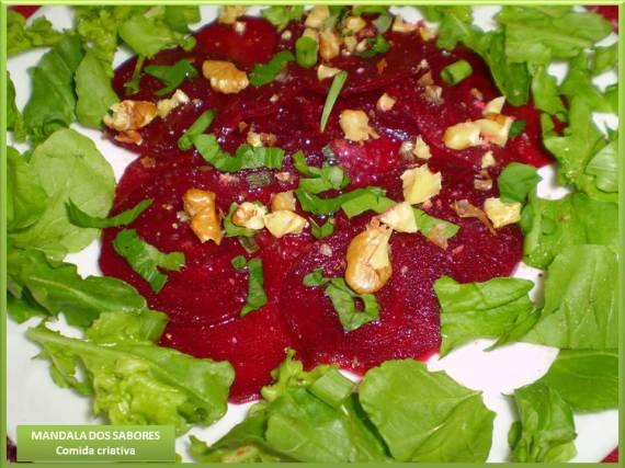 Carpaccio de beterraba