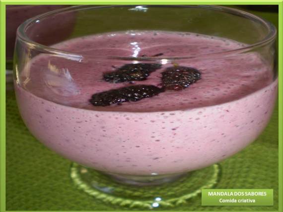 Mousse de amora