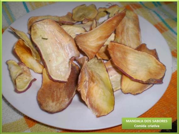 Chips de batata doce